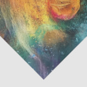 Papier Mousseline Lion de découpage du spectre des couleurs (Détail)