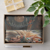 Papier Mousseline Lion Majestic Tribal Decoupage (Cadeau)