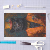 Papier Mousseline Lion noir rare10 (Artisanat)