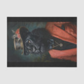 Papier Mousseline Lion noir rare11 (Recto)