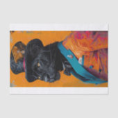 Papier Mousseline Lion noir rare6 (Recto)