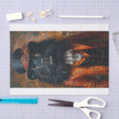 Papier Mousseline Lion noir rare7 (Artisanat)