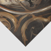 Papier Mousseline Lion orné (Détail)