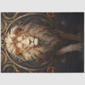 Papier Mousseline Lion orné (Recto)