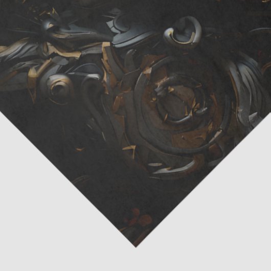 Papier Mousseline Lion orné (Détail)