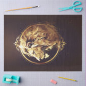 Papier Mousseline Lion Portrait Majestic (Artisanat)