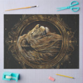 Papier Mousseline Lion Portrait Majestic (Artisanat)