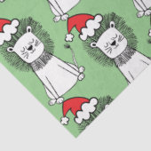 Papier Mousseline Lions de Noël lunatique (Détail)