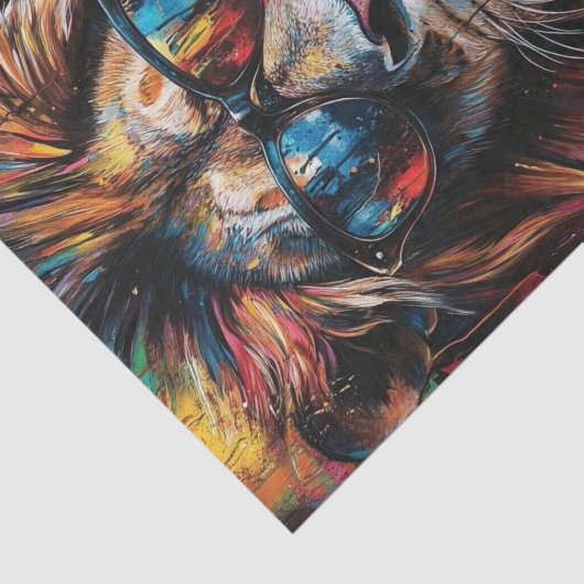 Papier Mousseline Lion's Den13 (Détail)