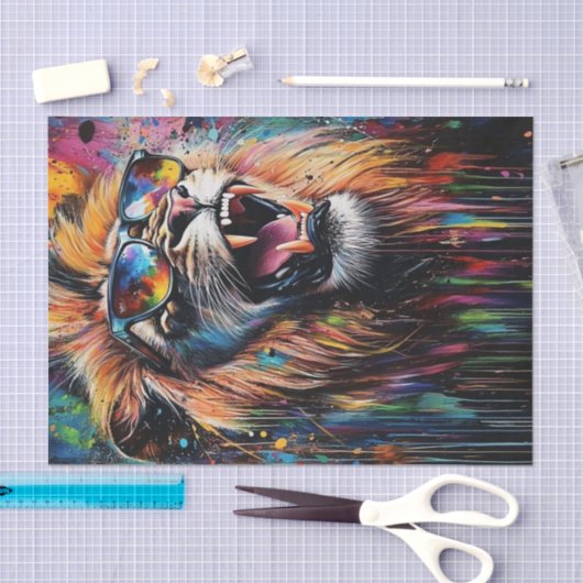 Papier Mousseline Lion's Den15 (Artisanat)