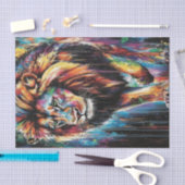 Papier Mousseline Lion's Den3 (Artisanat)
