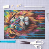 Papier Mousseline Lion's Den4 (Artisanat)