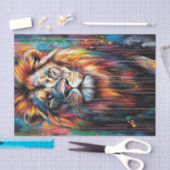 Papier Mousseline Lion's Den5 (Artisanat)