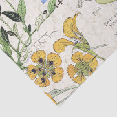 Papier Mousseline L'iris français de Nouveau d'art fleurit le papier (Détail)