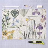 Papier Mousseline L'iris français de Nouveau d'art fleurit le papier (Artisanat)