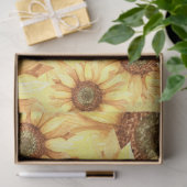 Papier Mousseline Lit de tournesol Decoupage (Cadeau)