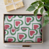 Papier Mousseline L'Italie/coeurs Drapeau-inspirés italiens (Cadeau)