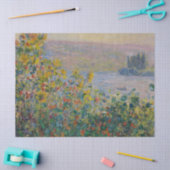 Papier Mousseline Lits à fleurs à Vétheuil - Claude Monet (Artisanat)