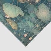 Papier Mousseline Lits d'eau de style asiatique (Détail)