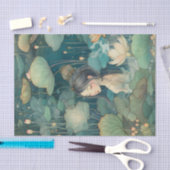 Papier Mousseline Lits d'eau de style asiatique (Artisanat)