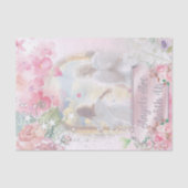 Papier Mousseline Little Angels Floral Bohemian Decoupage (Recto)