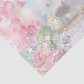 Papier Mousseline Little Angels Floral Bohemian Decoupage (Détail)