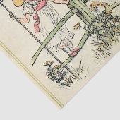 Papier Mousseline Little Bo-Peep : Pépinière classique Kate Greenawa (Détail)