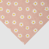Papier Mousseline Little Daisies - dusty apricot (Détail)