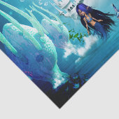 Papier Mousseline Little mermaid (Détail)