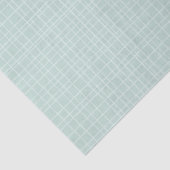 Papier Mousseline Little One Hand Drawn Grid - soft teal (Détail)