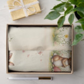 Papier Mousseline Little Rabbit Pâques Vintage Collection populaire (Cadeau)