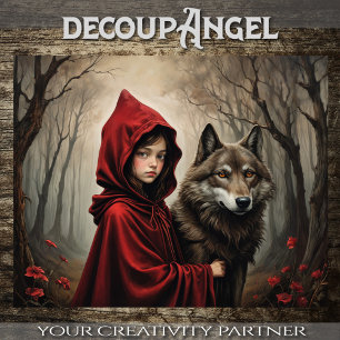 Papier Mousseline Little Red : Beyond the Path - Decoupage -