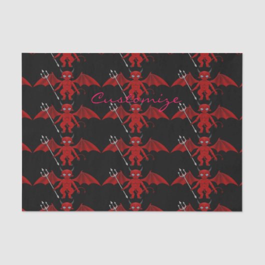 Papier Mousseline Little Red Devil Thunder_Cove (Recto)