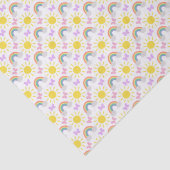 Papier Mousseline  Little Sunshine & Rainbows Tissue Paper (Détail)
