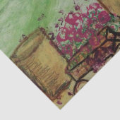 Papier Mousseline Little Wagon aux fleurs (Détail)