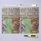 Papier Mousseline Little Wagon aux fleurs (Artisanat)