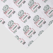 Papier Mousseline Livraison père Noël Express Pour (Nom Personnalisé (Détail)