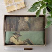 Papier Mousseline "Livraison rurale" Western Art par NC Wyeth (Cadeau)