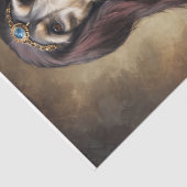 Papier Mousseline Livre Aristocratique Afghane -Découpage (Détail)