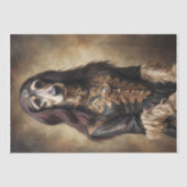 Papier Mousseline Livre Aristocratique Afghane -Découpage (Recto)