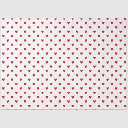 Papier Mousseline Livre blanc avec le rouge-coeur (Recto)