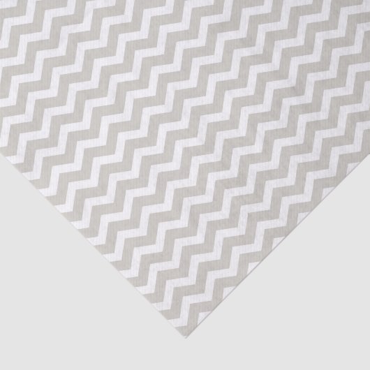 Papier Mousseline Livre blanc gris Chevron Zigzag (Détail)