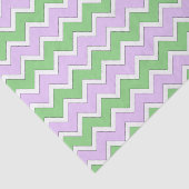 Papier Mousseline Livre blanc, Lilac et vert Chevron (Détail)