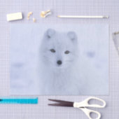 Papier Mousseline Livre blanc renard blanc (Artisanat)