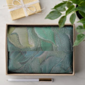Papier Mousseline Livre blanc sur la découpage texturée Feuille vert (Cadeau)