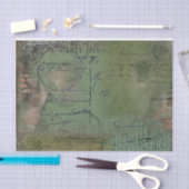 Papier Mousseline Livre de tissus Fatigue Green 1919 (Artisanat)