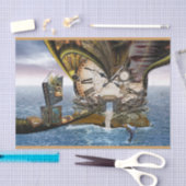 Papier Mousseline Livre d'histoire du dragon de Steampunk (Artisanat)