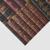 Papier Mousseline Livre en cuir foncé épines Découpage (Détail)