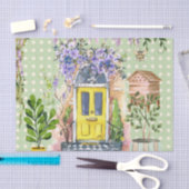 Papier Mousseline Livre moderne arrière - plan Collage vert (Artisanat)