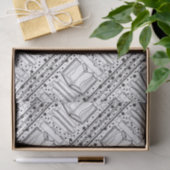 Papier Mousseline Livre Motif simple mais puissant (Cadeau)